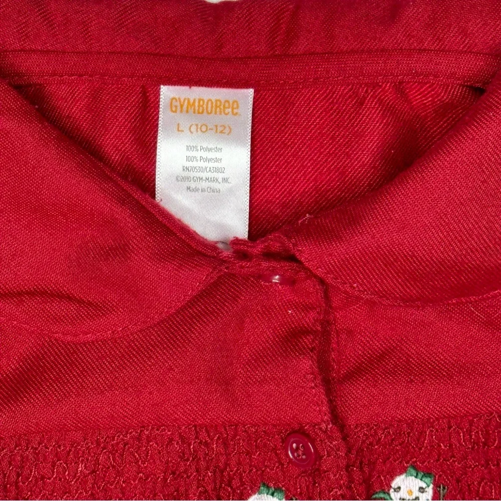 Gymboree Snowman‎ Smocked Nightgown